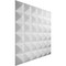 Ekena Millwork Damon EnduraWall Decorative 3D Wall Panel, White, 19 5/8"W x 19 5/8"H WP20X20DAWH - alternate 3